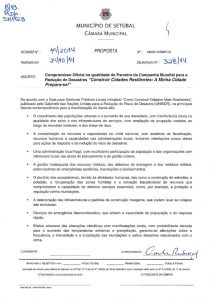 miniatura de Adesão – Proposta de reunião de Câmara