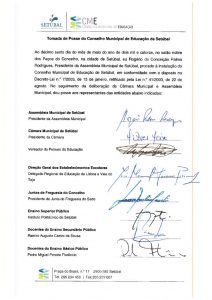 miniatura de Ata – Tomada de Posse