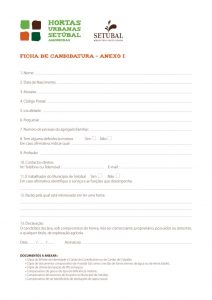 miniatura de Hortas Urbanas – Ficha de Candidatura