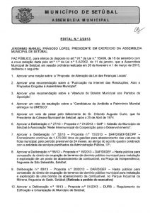 miniatura de Mercados Municipais – Edital