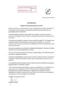 thumbnail of recomendação – cds – criação do conselho municipal de juventude – anexo 7
