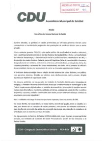 thumbnail of moção – em defesa do sns – cdu – anexo 19