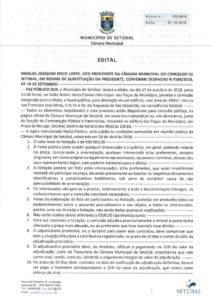 thumbnail of Edital 165-18