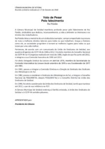 thumbnail of Voto de pesar Rui Paixão