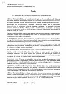 thumbnail of moção – 70.º aniversário da declaração universal dos direitos humanos