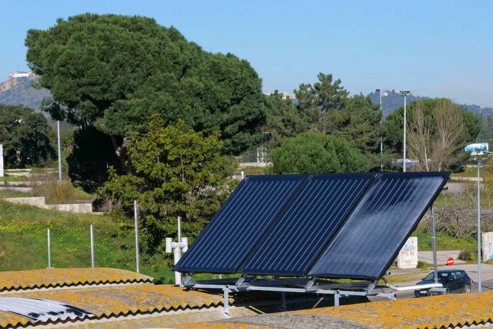 Sistema AQS Solar - quartel dos sapadores