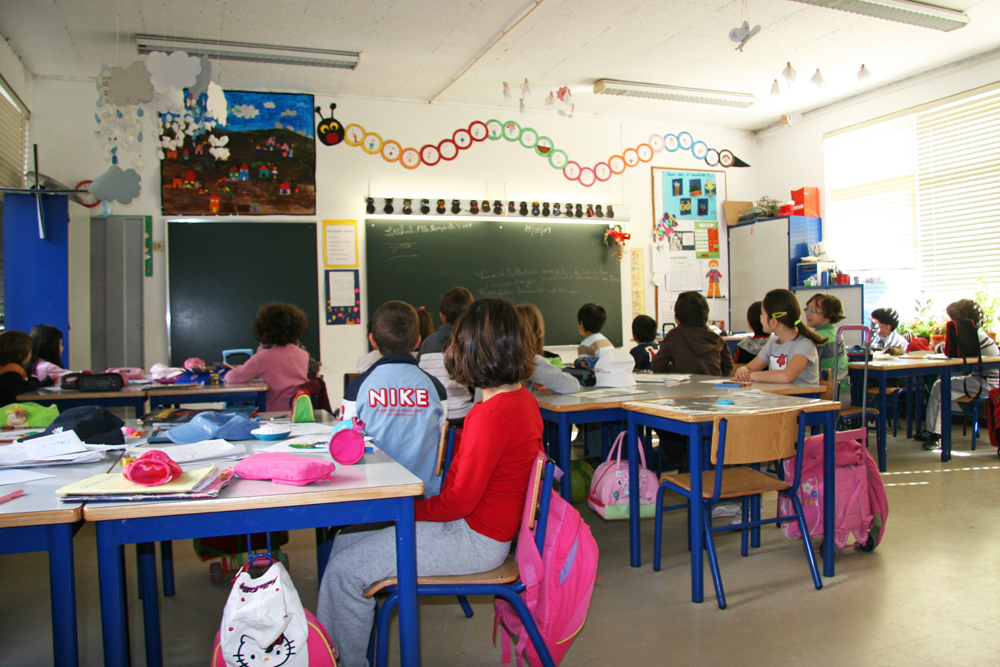 Sala de aula - crianças na escola