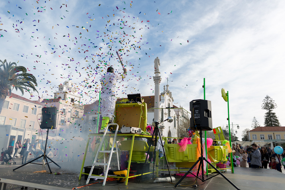 Carnaval 2019 - animação na Praça de Bocage