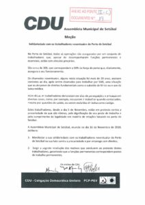 thumbnail of moção ‘solidariedade com os trabalhadores ‘eventuais’ do porto de setúbal – cdu – anexo 19