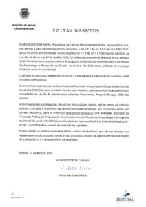 thumbnail of Edital n.º 67-2019