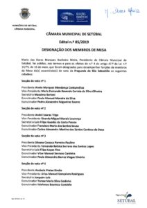 thumbnail of Edital-n85-2019-DesignacaoMembrosMesa-Sebastiao