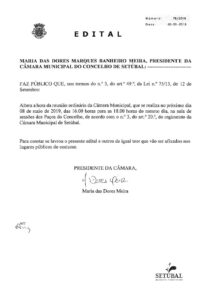 thumbnail of edital 78-2019 – alteração hora reunião