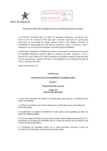 thumbnail of proposta alteração ao regimento am – art.º 30.º – anexo 22