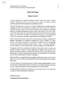 thumbnail of voto de pesar – ruben carvalho