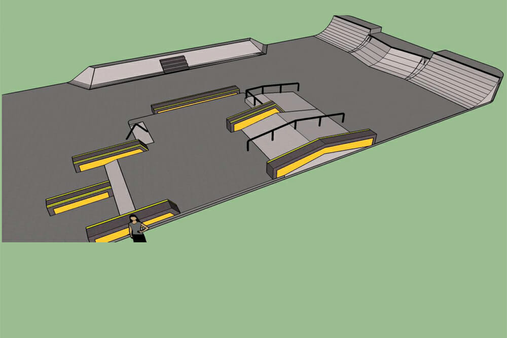 Skate Parque Setúbal - imagem virtual