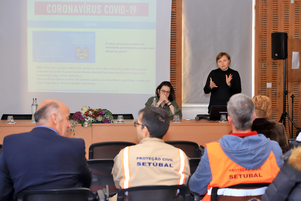 Sessão esclarecimento sobre coronavírus Covid-19