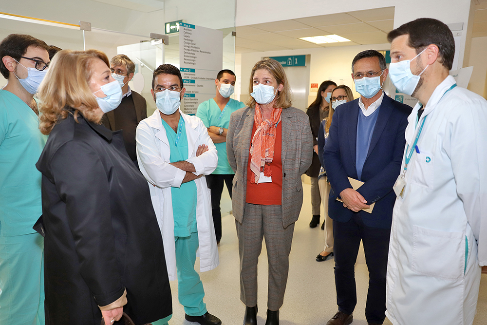 Coronavírus Covid-19 | Visita da Presidente a instituições | Hospital da Luz