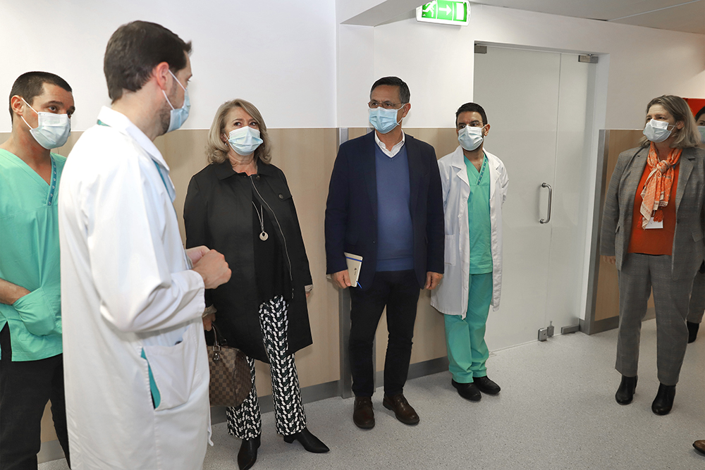 Coronavírus Covid-19 | Visita da Presidente a instituições | Hospital da Luz