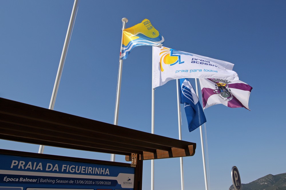 Praia da Figueirinha | Hastear da Bandeira Azul 2020