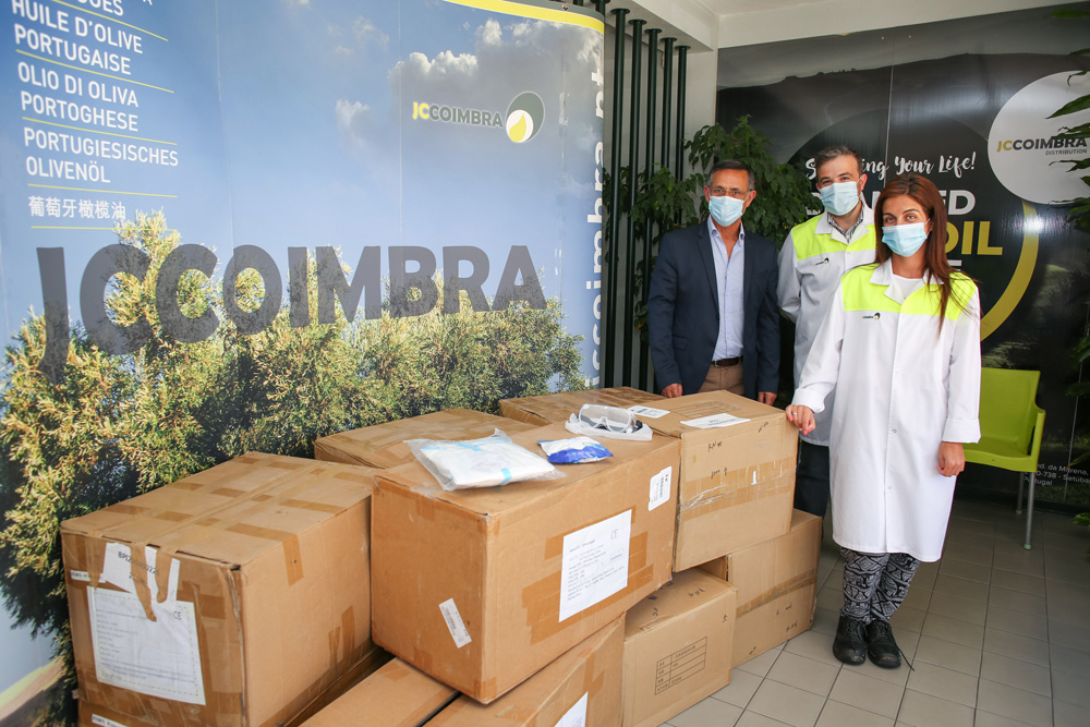 COVID-19 - JC Coimbra entrega material de proteção à CMS