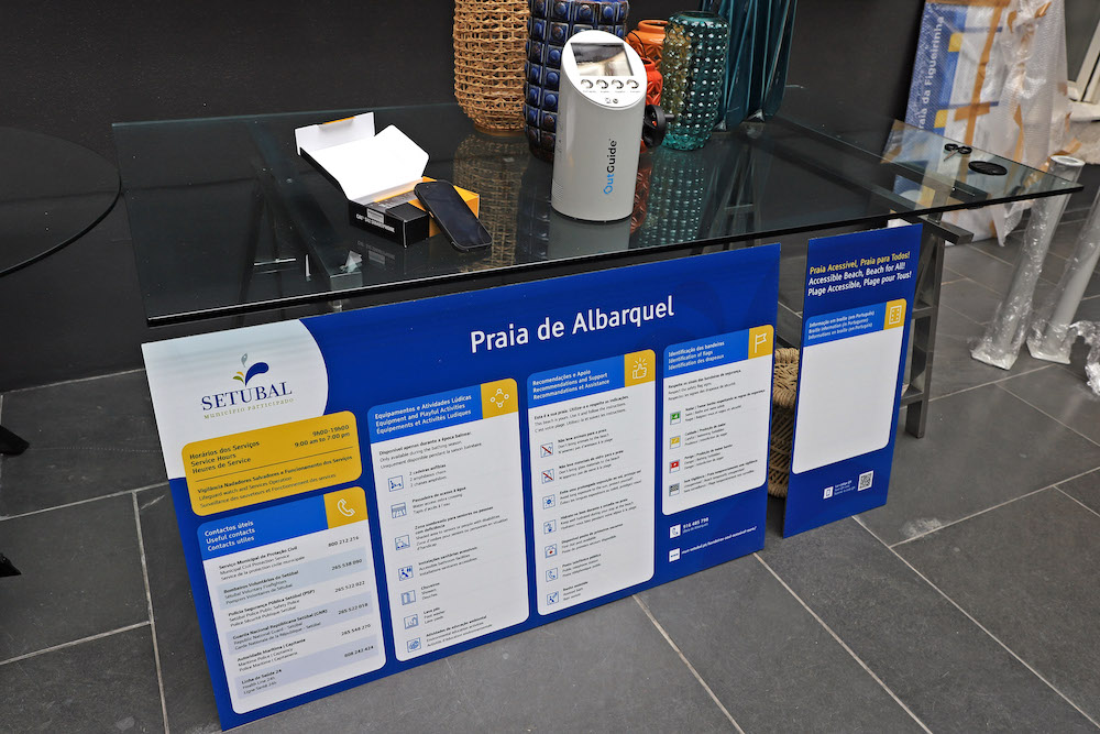 Audioguias e painéis informativos para instalação na Albarquel e Figueirinha