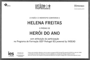 Prémio Herói do Ano | Helena de Sousa Freitas