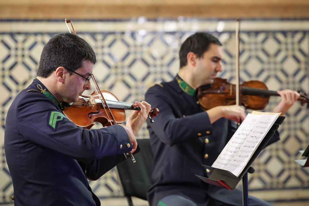 O Quarteto de Cordas da Banda Sinfónica da GNR atuou no dia 28 de novembro, na Igreja de Jesus, no âmbito do Festival de Música de Câmara das Forças Armadas e de Segurança