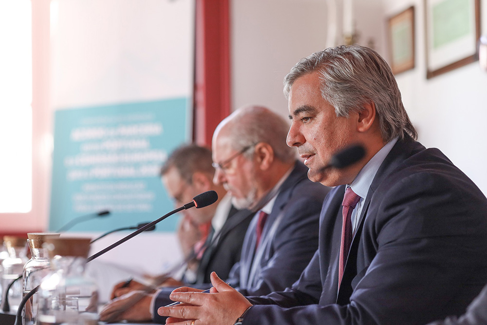 Conferência de imprensa de Palmela, Seixal, Setúbal e Sesimbra contra a redução de fundos comunitários para a Península de Setúbal