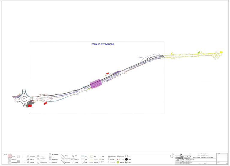 Obra | Avenida Álvaro Cunhal | Planta de intervenção