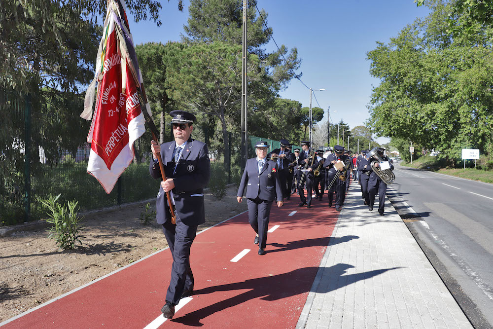 Comemorações dos 48 anos do 25 de Abril - Inauguração de ciclovia em Azeitão