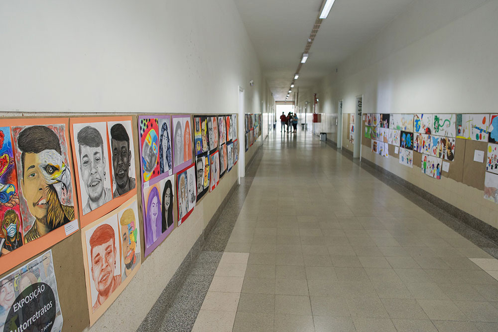 Exposção do ano letivo do Agrupamento de Escola Sebastião da Gama.