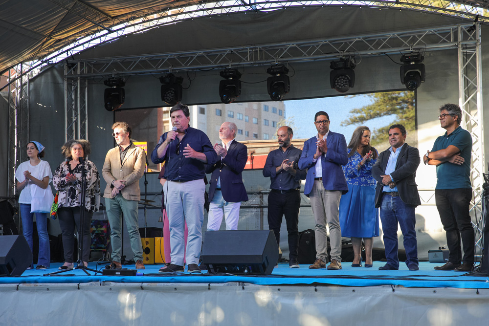 O presidente da União das Freguesias de Setúbal, Rui Canas, na inauguração do Fest’Asso 2022.
