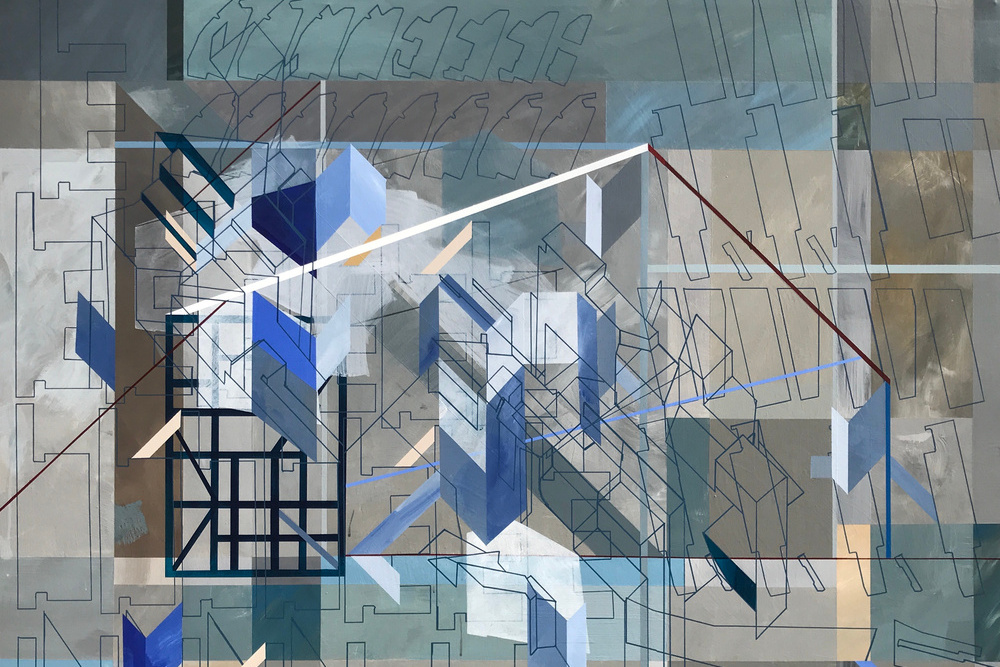 Blue Grid, mostra de pintura do setubalense Pedro Besugo a partir de 6 de agosto na Casa da Cultura