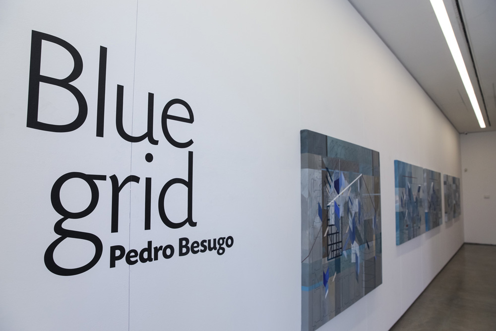 Pedro Besugo expõe 'Blue Grid' na Casa da Cultura