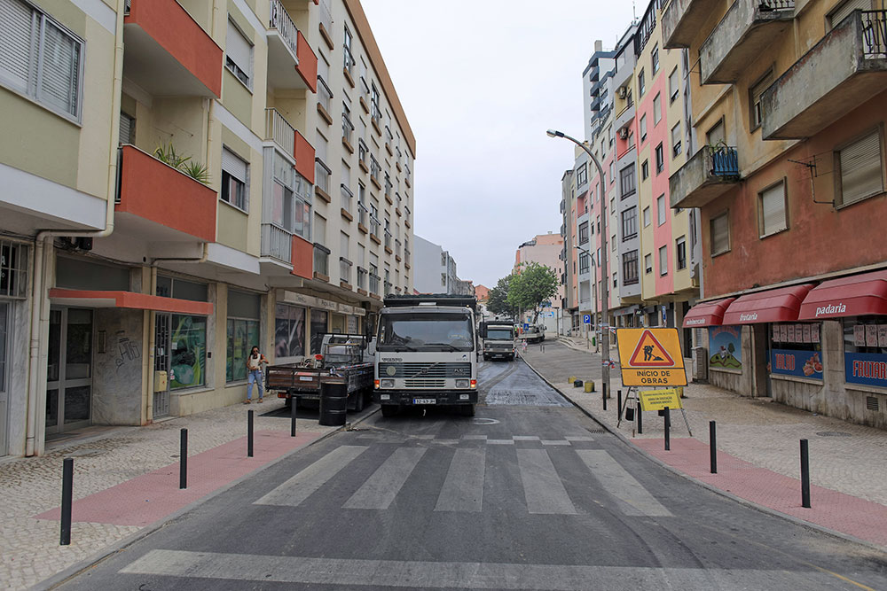 Repavimentação na Rua General Gomes Freire