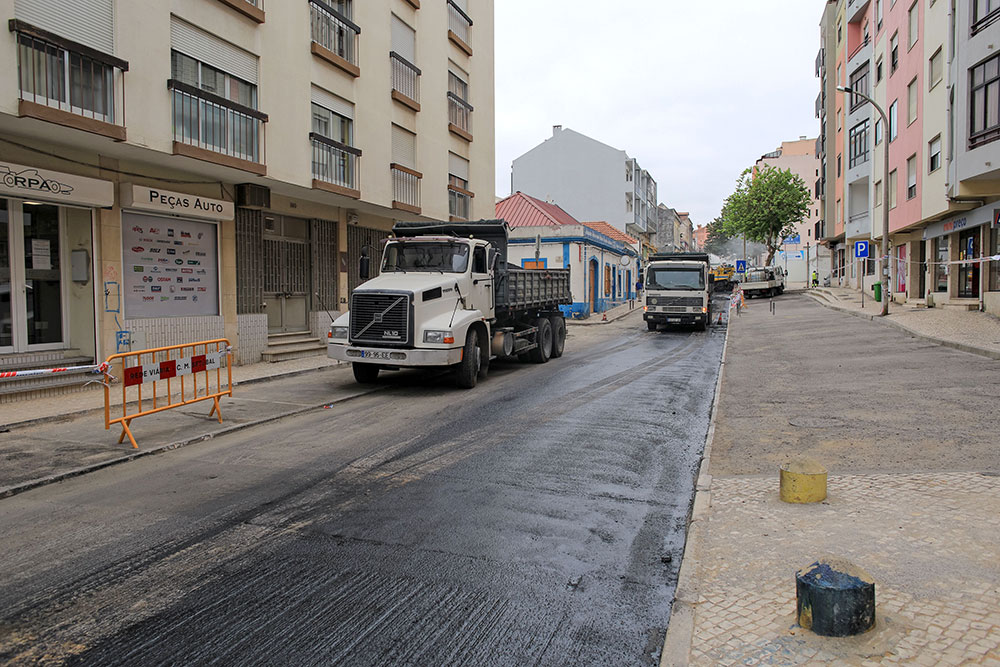 Repavimentação na Rua General Gomes Freire