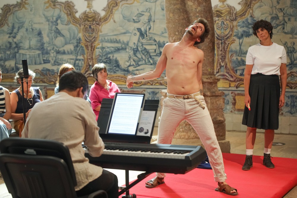 Ateliê de Ópera no ciclo Convento ConVida, barítono Luís Carlos Figueiras, acompanhado ao piano por Eduardo Jordão