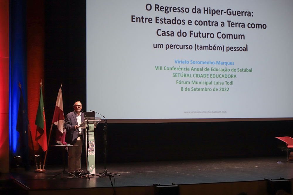 VIII Conferência Anual de Educação de Setúbal - professor Viriato Soromenho-Marques