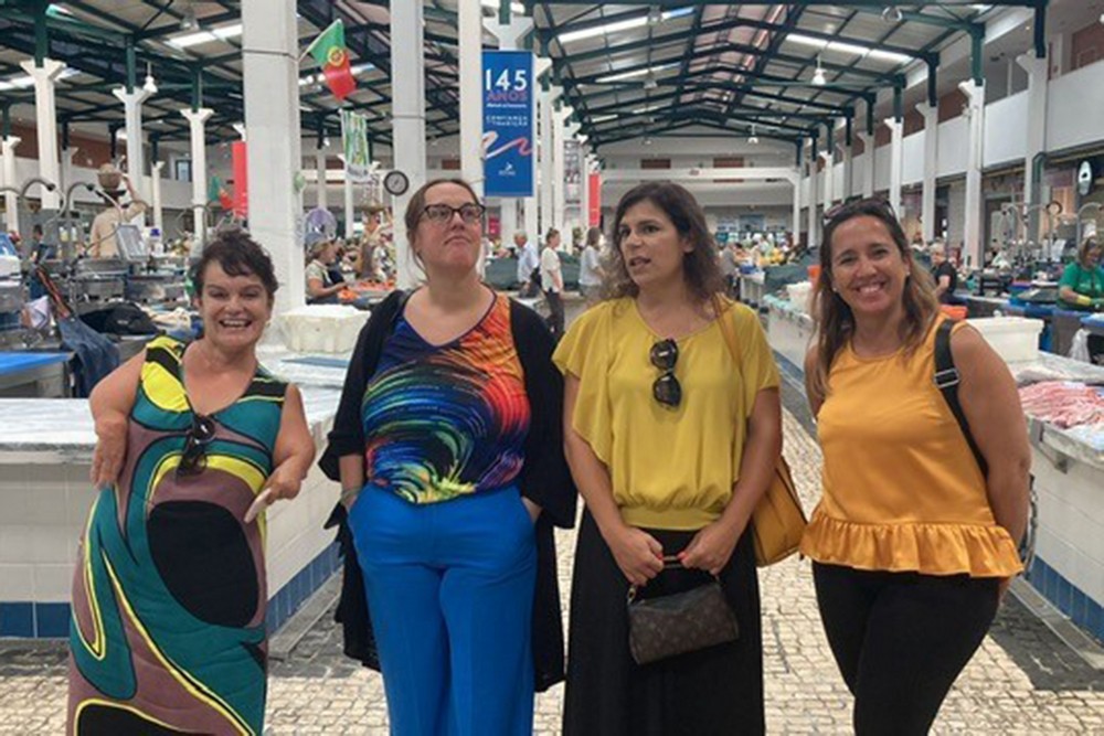 Visita a Setúbal da coordenadora da Rede de Municípios Potencialmente Saudáveis do Brasil - Ana Maria Girotti Sperandio