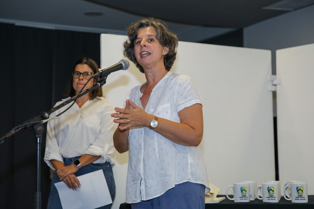 Vice-presidente da Câmara, Carla Guerreiro, na entrega de Prémios da União Desportiva para a Inclusão, da Associação de Pais e Amigos do Cidadão Deficiente Mental (APPACDM).