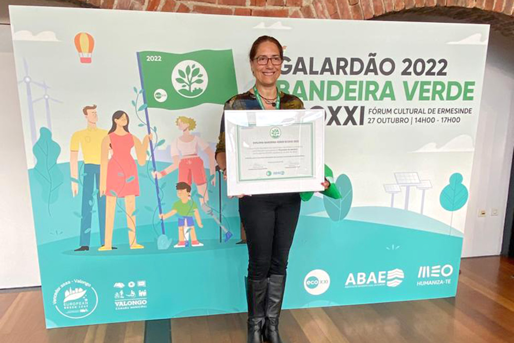 Galardão ECOXXI 2022 - chefe do Gabinete de Apoio ao Desenvolvimento Sustentável e Emergência Ambiental, Cristina Coelho