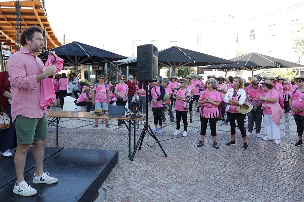 Caminhada Outubro Rosa - prevenção do cancro da mama
