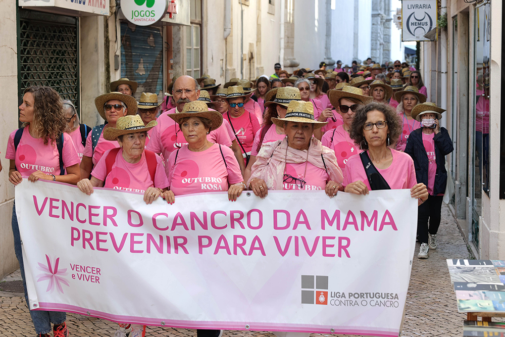 Caminhada Outubro Rosa - prevenção do cancro da mama