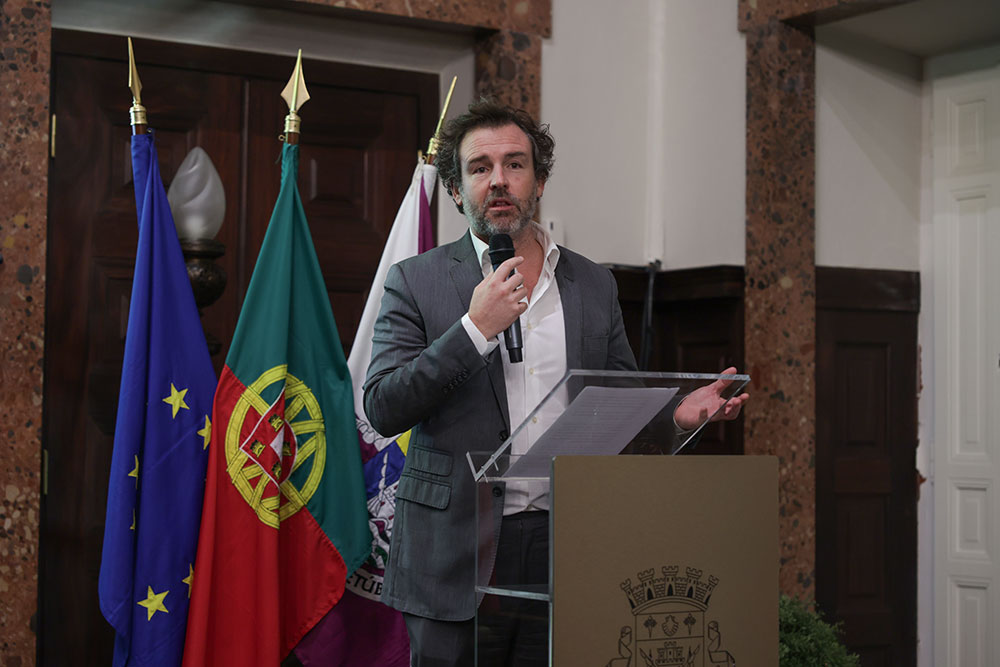 Apresentação da metodologia do Plano Estratégico de Cultura de Setúbal. Verador da Cultura, Pedro Pina.