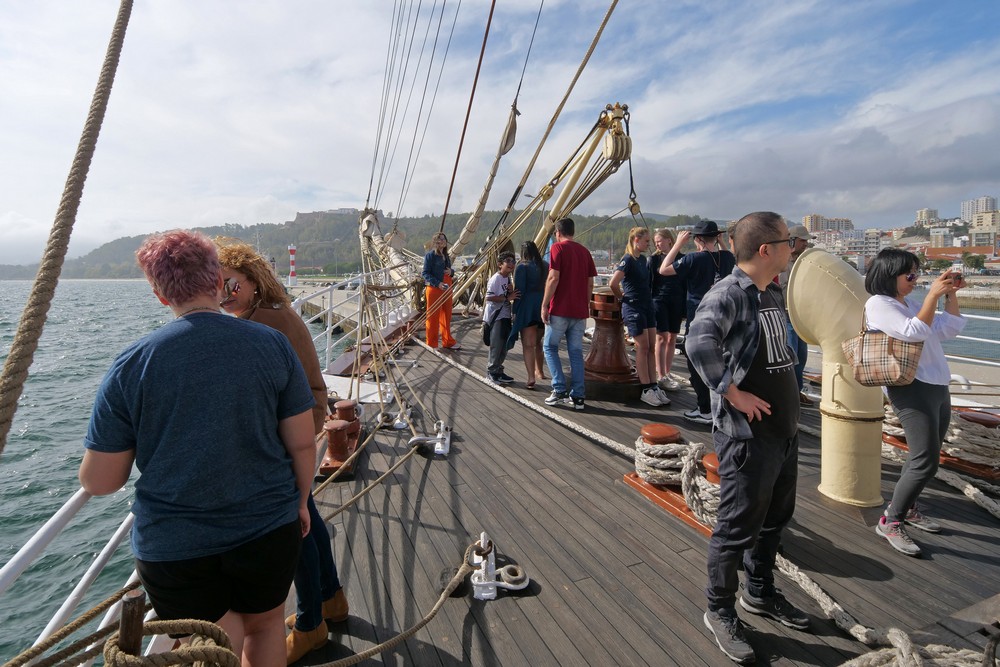 Visitas a navios na Semana do Mar começaram com o veleiro norueguês Sørlandet.