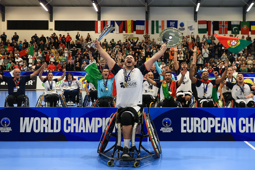 Portugal campeão mundial e europeu em andebol em cadeira de rodas