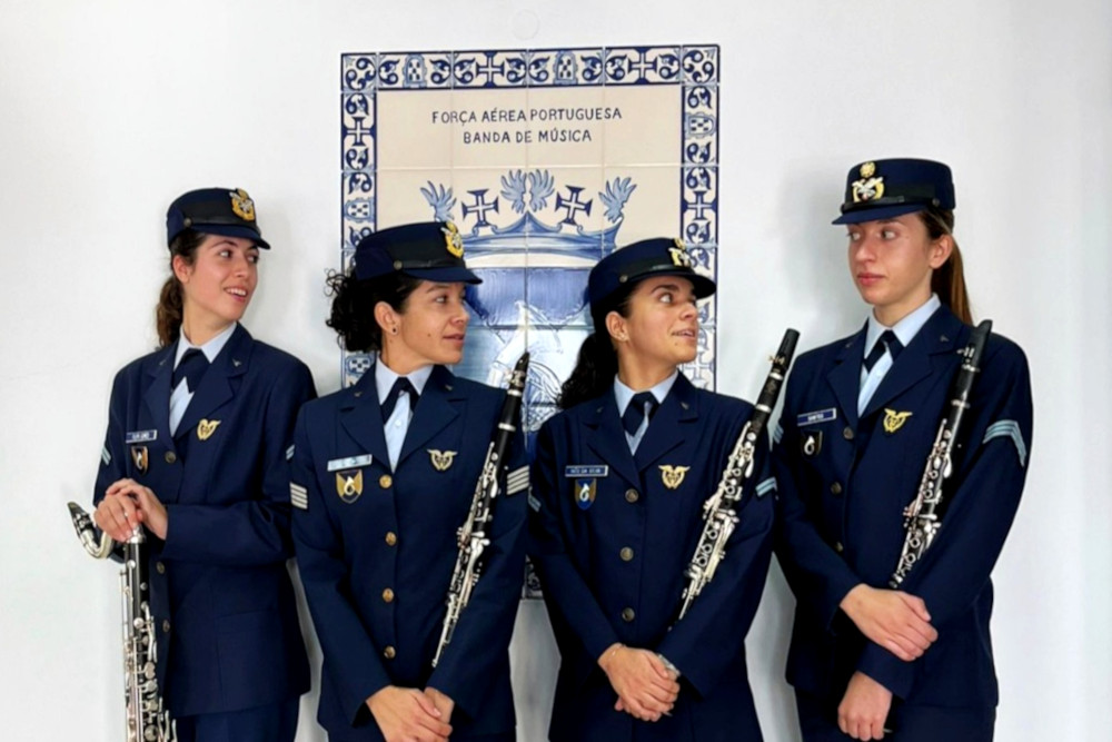 Quarteto de Clarinetes da Banda de Música da Força Aérea.