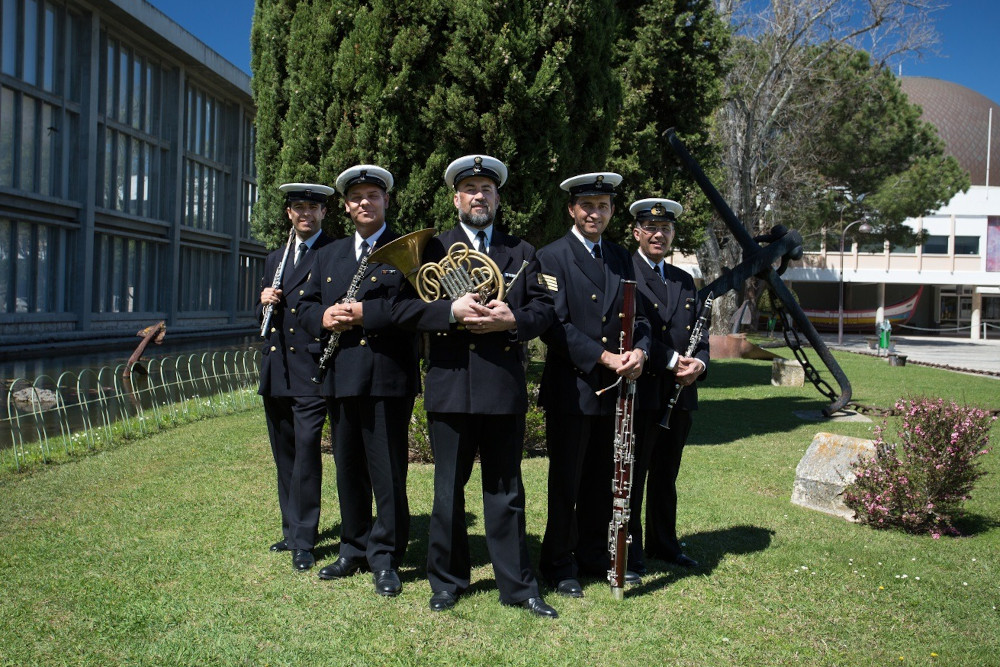 Quinteto de Sopros da Banda da Armada.