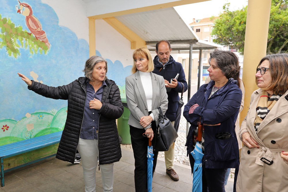 Visitas do Executivo Municipal às escolas | Escola Básica do Montalvão - Laranjeiras