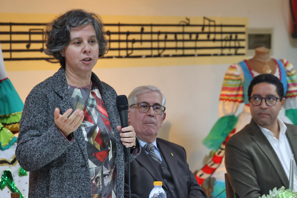 Vice-presidente da Câmara, Carla Guerreiro, nas comemorações do 101.º aniversário do Grupo Desportivo Setubalense “Os 13”.